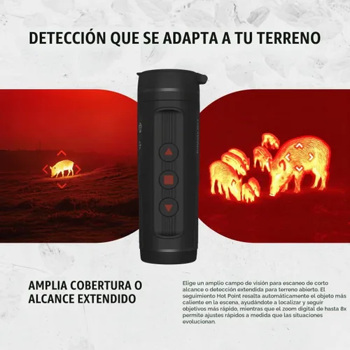 Vista 5 de ATN BlazeTrek 6 Monóculo Térmico, 640x512, 1.5-12x, Hog & Coyote Sensor 640x512