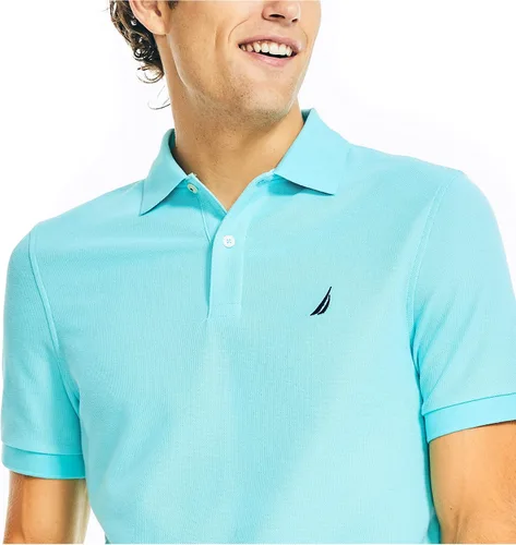 Vista 4 de Nautica Men's Sustainably Crafted Classic Fit Deck Polo