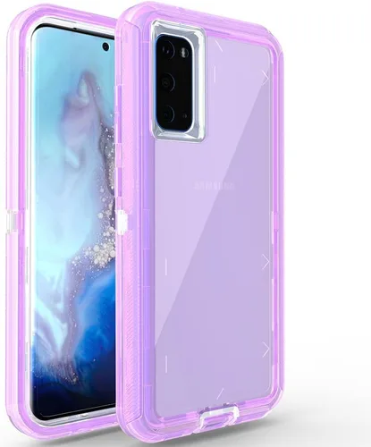 Vista 12 de Funda para Samsung Galaxy S20 Plus, probada contra caídas militares 3 en 1, funda protectora de cuerpo completo, armadura resistente, a prueba