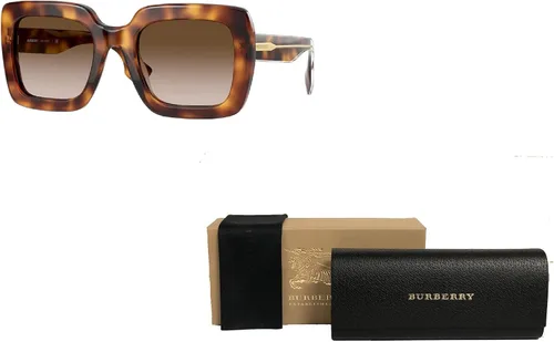 Vista 3 de BURBERRY BE4284 Square Sunglasses for Women + BUNDLE with Designer iWear Complimentary Eyewear Care Kit