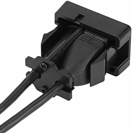 Vista 8 de Dilwe Soporte de extensión AUX, cable de montaje empotrado en panel USB para automóvil, barco y motocicleta