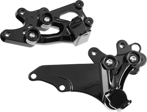 Vista 4 de Kit de soportes para reposapiés delanteros para motociclista para modelos Suzuki GSXR600 GSXR750 2006-2010 (delantero-negro-1)