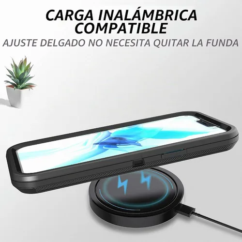 Vista 4 de Funda de teléfono para iPhone 12 Pro Max, resistente, resistente a prueba de golpes, funda protectora con clip para cinturón para Apple iPhone 12