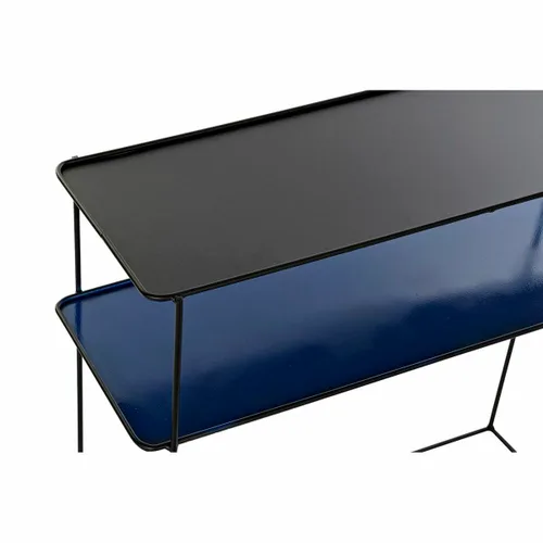Vista 6 de Juego de muebles DKD Home Decor Azul Negro 70 x 27 x 45 cm 40 x 27 x 45 cm 80 x 27 x 65 cm 80 x 27,5 x 65 cm