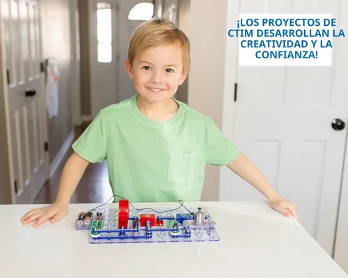 Vista 2 de Kit para diseñar circuitos eléctricos Circuits Jr. SC-100, Negro