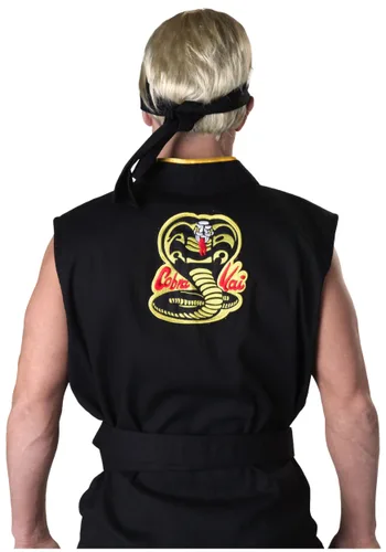 Vista 2 de Disfraz auténtico de Karate Kid Cobra Kai Multicolor