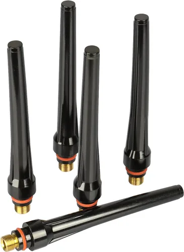 Vista 2 de 5 unids TIG soldadura 57Y02 tapa trasera larga para la antorcha de soldadura TIG wp 17 18 26 consumibles de Tig de la serie Suministros de soldadura