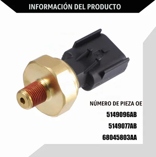 Vista 7 de 5149062AA / Sensor de presión de aceite del motor/delantero para Chrysler Town & Country 2011-2016 / Interruptor transmisor del sensor de presión