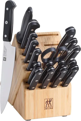 Vista 17 de ZWILLING Juego de 10 bloques de cuchillos gourmet Negro