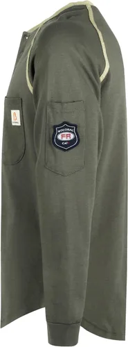 Vista 35 de BOCOMAL FR Shirts - Camisa ligera de 5.5 onzas de manga corta y resistente al fuego/ignífuga