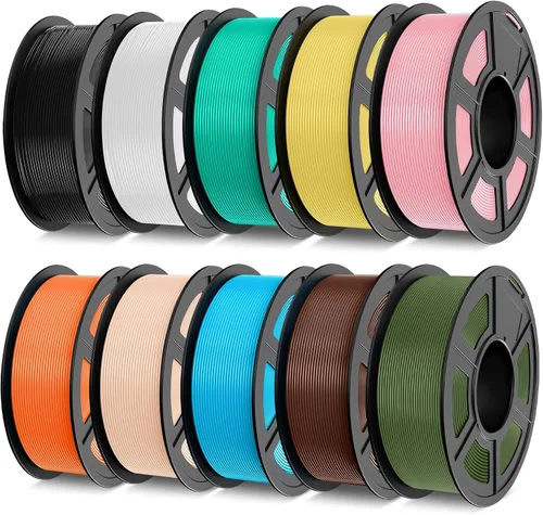 Vista 20 de TECBEARS PETG Filament 1.75mm, 1kg Black Negro