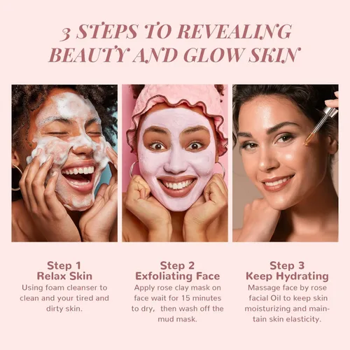 Vista 7 de ANAI RUI Purify, juego de regalo hidratante para el cuidado de la piel, regalo de vacaciones para mujeres, kit de cuidado de la piel facial
