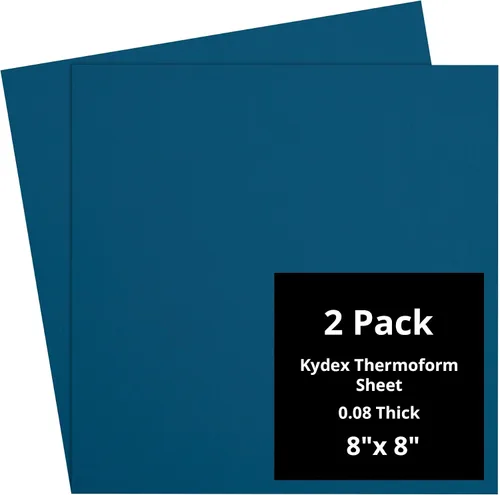 Vista 107 de Kydex Sheets - Solid Color DIY Kit for Crafting Holsters, Sheaths, and Mag Pouches - (8x8, 8x12, 12x12), Premium Thermoform Sheets - Thick, Durable