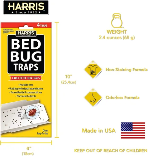 Vista 8 de P F HARRIS - Trampas irresistibles para insectos de cama, 4 trampas
