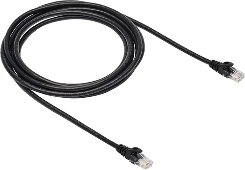 Vista 5 de Amazon Basics - Cable de conexión Ethernet RJ45 Cat 6, cable de alta velocidad de 10 Gbps, 250 MHz, sin enganches, 3 pies, negro