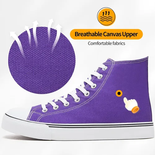 Vista 25 de ZGR Tenis de lona para hombre, con cordones, clásicos, casuales, para caminar