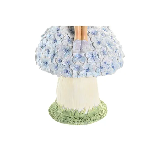 Vista 3 de Figura Decorativa DKD Home Decor Azul Rosa Lila Hada 9,5 x 8 x 17 cm (3 Piezas)