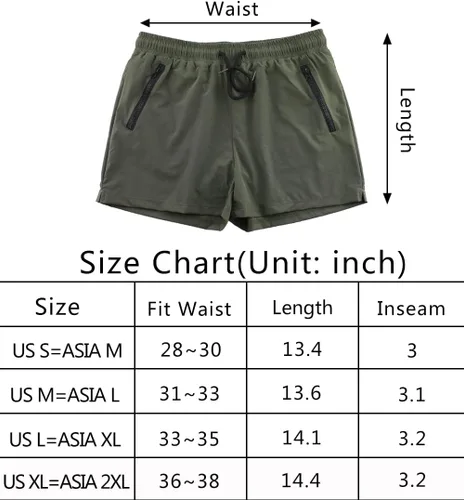 Vista 7 de Rexcyril Pantalones cortos de entrenamiento para hombre, de secado rápido, de 3 pulgadas, para correr, fisicoculturismo, con forro y bolsillos