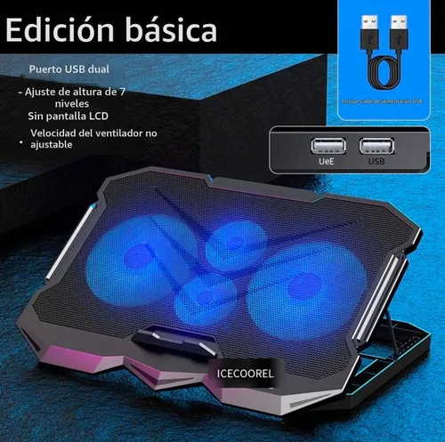 Vista 5 de Almohadilla de refrigeración para laptop Dell Inspiron Latitude Vostro G 13