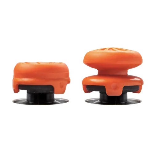 Vista 5 de KontrolFreek FPS Freek Vortex for Xbox One and Xbox Series X Controller Performance Thumbsticks 1 High-Rise Convex 1 Mid-Rise Concave Orange