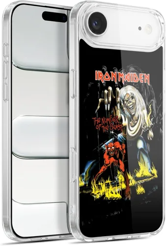 Vista 198 de Head Case Designs Funda de gel suave con licencia oficial de Iron Maiden Brave New World, compatible con Apple iPhone 7 Plus/iPhone 8 Plus Nuevo