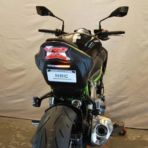Vista 3 de New Rage Cycles Eliminador de guardabarros compatible con Kawasaki Z900 2017-2019 No Thanks