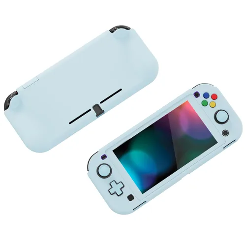 Vista 85 de PlayVital ZealProtect Protective Case for Nintendo Switch Lite, Ergomomic Grip Hard Cover - Durable Shock-absorbent Shock-Absorption Anti-Scratch