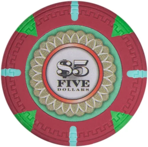Vista 12 de Claysmith Gaming The Mint Poker Chip - Compuesto de arcilla pesada de 0.48 oz, paquete de 50