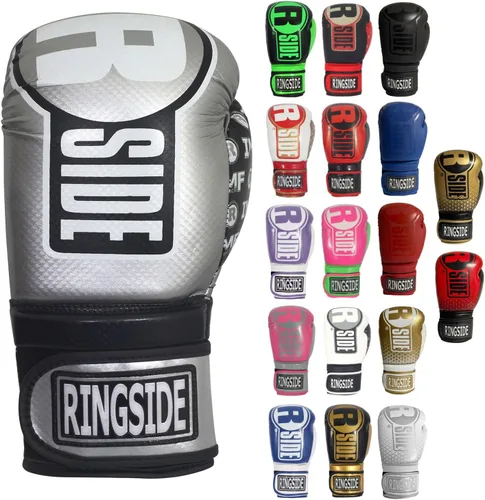 Vista 20 de Ringside Apex - Guantes de boxeo IMF-Tech con soporte seguro para la muñeca, guantes de boxeo sintéticos para hombres y mujeres