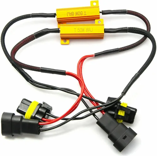 Vista 3 de x xotic tech 9006 9005 9012 Cancelador anti libre de errores del resistor del parpadeo de Canbus de la luz LED