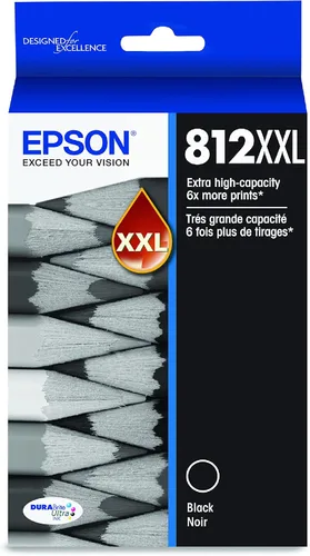 Vista 5 de Epson T812 DURABrite Ultra Ink Cartucho negro de capacidad extra alta (T812XXL120-S) y T812 DURABrite Ultra - Tinta de capacidad estándar Negro