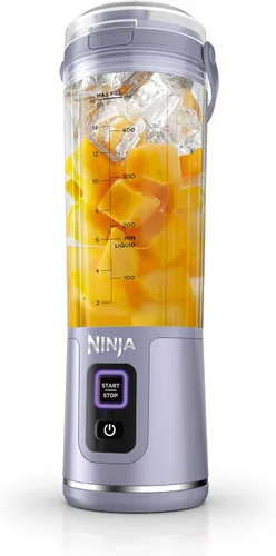 Vista 31 de Ninja Blast Batidora portátil, inalámbrica, recipiente de 18 onzas, menta