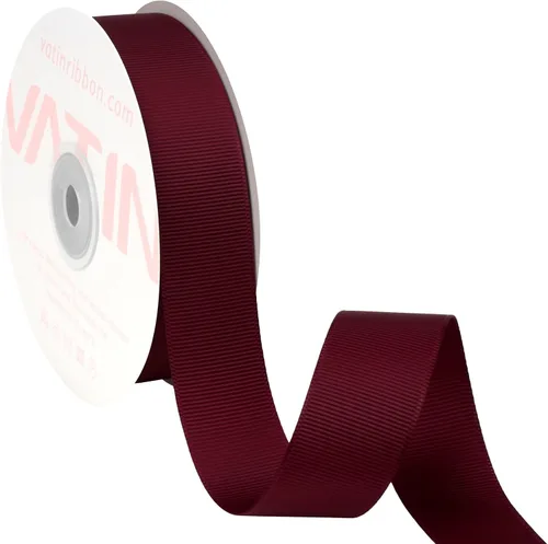 Vista 143 de VATIN Cinta de Grogrén Negra, 1-1/2" x 50 Yardas Continuas, Cinta de Grogrén de Poliéster Negra, Usar para Lazos de Bricolaje, Accesorios