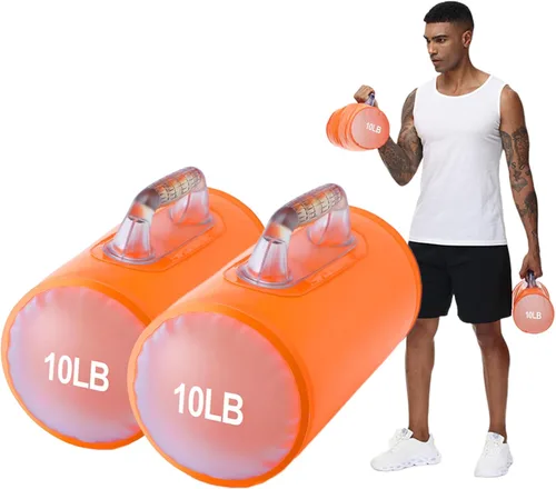 Vista 10 de Water Dumbbells,Water Filled Training Dumbbells, Travel Weights Set, Adjustable Weights to 40Lbs,30Lbs,20Lbs,10Lbs,4Lbs Dumbbell Pair,Each