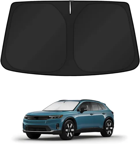 Vista 241 de KUST - Parasol plegable para parabrisas para BMW X1 E84, accesorios 2011 2012 2013 2014 2015, protector de visera de sol ajustable que bloquea