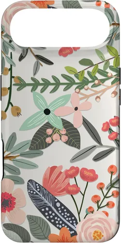 Vista 27 de Cute Colorful Garden Botanical Floral Pattern Case for iPhone 17