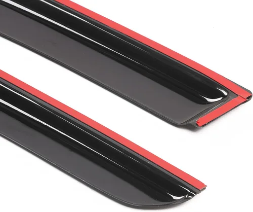 Vista 8 de IKON MOTORSPORTS Visera de ventana compatible con Honda Accord 2DR 2013-2017, humo acrílico tintado, 2 unidades, protección contra la lluvia