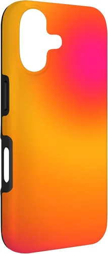 Vista 3 de Funda rosa naranja Aura Ombre para iPhone 17