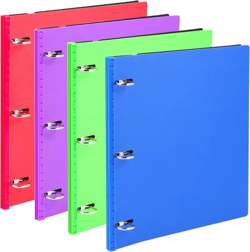 Vista 32 de WOT I Carpeta de 3 Anillos Telescópica (0.75"), Carpeta Flexible Expandible - Diseño Patentado para Fácil Portabilidad, Capacidad para 160 Hojas