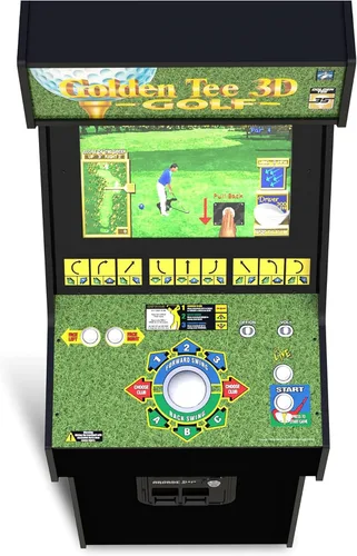 Vista 7 de ARCADE1UP Golden Tee 3D Deluxe Arcade Machine, Built for Your Home, Over 5-Foot-Tall Cabinet with 8 Classic
