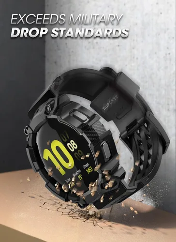 Vista 6 de SUPCASE para Samsung Galaxy Watch 6 44mm Funda con Correa (Unicorn Beetle Pro), [Anti-Scratch] [Protector de Parachoques] Funda Resistente