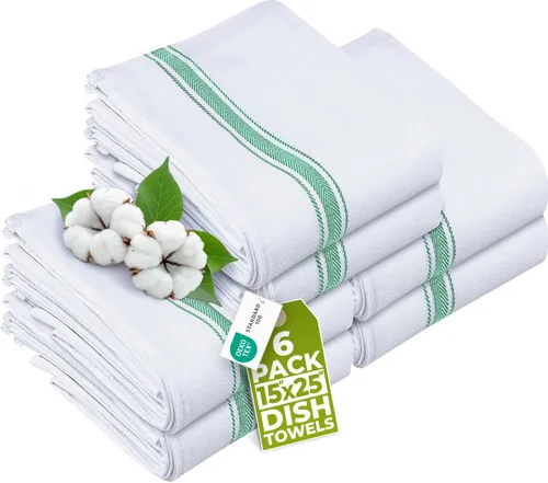 Vista 28 de Utopia Towels Paquete de 12 paños de cocina negros de 15 x 25 pulgadas, 100% algodón hilado en anillo