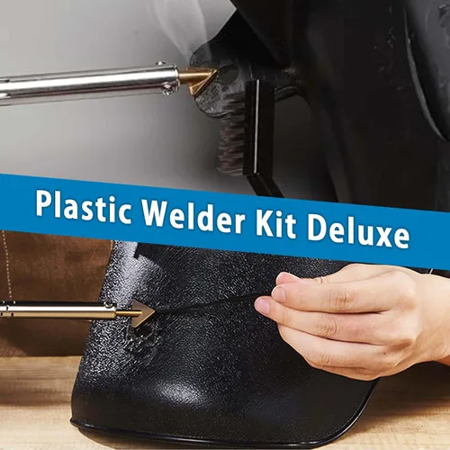 Vista 8 de Kit de Soldador de Plástico de 130W Deluxe, Kit de Soldador de Hierro de Soldadura de Plástico 3-en-1, Herramienta Profesional de Reparación