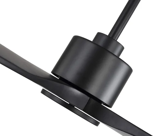 Vista 8 de WINGBO - Ventilador de techo DC de 48" sin luces, 4 aspas de madera maciza talladas, motor DC reversible silencioso de 6 velocidades, ventilador