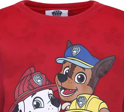 Vista 3 de Nickelodeon Paw Patrol Boys Sweatshirt and Jogger Set for Toddler and Little Kids BlueNavyRed
