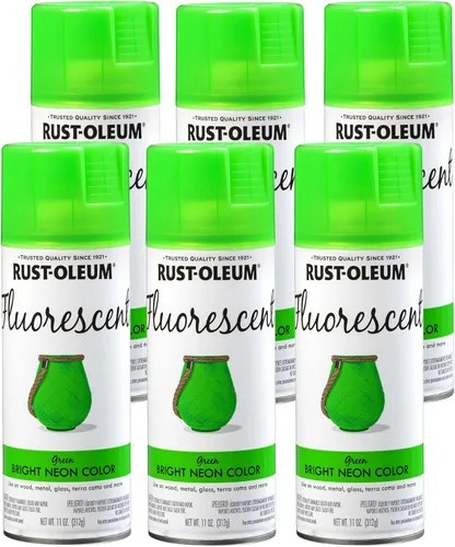 Vista 21 de Rust-Oleum 398583 Specialty - Pintura fluorescente en aerosol, 11 onzas, azul