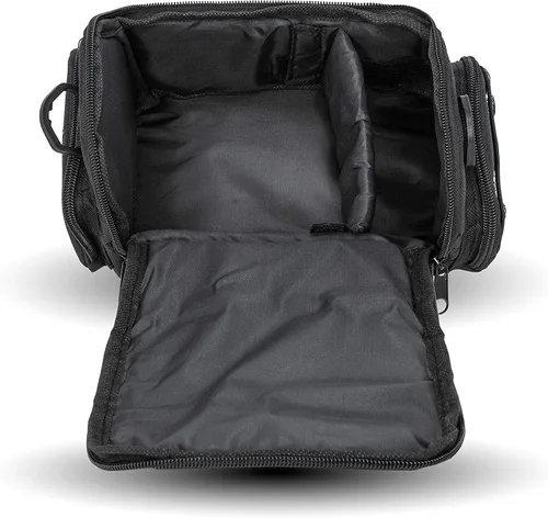 Vista 4 de Funda de viaje para cámara réflex digital suave y mediana con clip desmontable y correa ajustable para Fujifilm FinePix XF1, X-E1, X-E2, X-PRO1