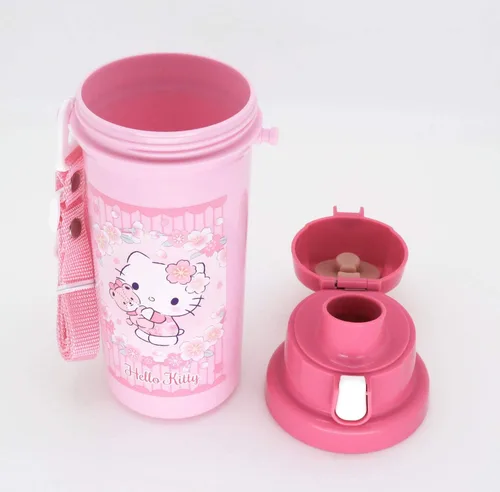 Vista 4 de OSK SC-600B Hello Kitty Sakura Botella de agua potable directa