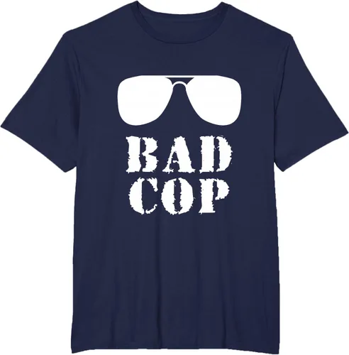 Vista 59 de Bad Cop Funny Police - Camiseta a juego para padre e hijo, Negro, S