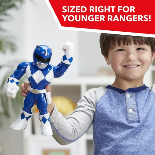 Vista 5 de Power Rangers Playskool Heroes Mega Mighties Blue Ranger Marrón/a